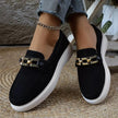 Round Toe Platform Slip-Ons  Style Ratio