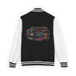 Neurospicy: Rainbow Infinity Inclusion Letterman Jacket  Style Ratio