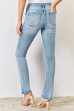 Kancan Full Size Mid Rise Y2K Slit Bootcut Jeans  Style Ratio