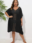Crochet Trim V-Neck Beach Cover Up  Style Ratio