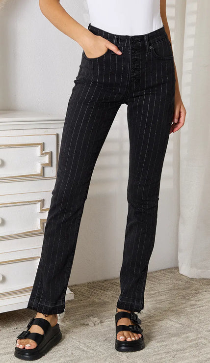 Kancan Striped Pants with Pockets  Style Ratio