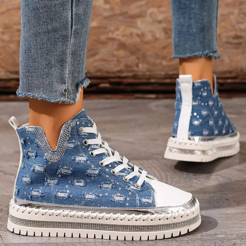 Lace Up Platform Sneakers  Style Ratio