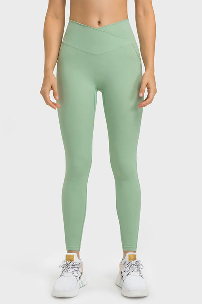 Millennia V-Waist Yoga Leggings with Pockets  Style Ratio