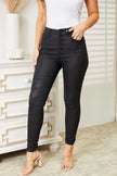 Kancan High Rise Black Coated Ankle Skinny Jeans  Style Ratio