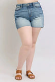 Judy Blue High Waist Star Seam Detail Denim Shorts  Style Ratio