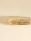 Irregular Buckle Braid Belt  Style Ratio