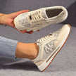 Lace Up Round Toe Sneakers  Style Ratio