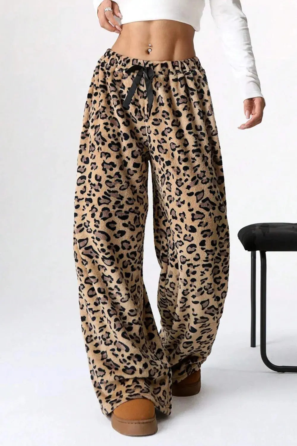 Leopard Wide Leg Pants  Style Ratio