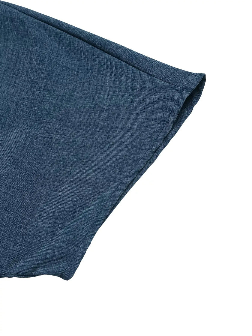 Casual V-Neck Elastic Waist Romper  Style Ratio