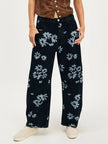 Printed Wide Leg Jeans  Style Ratio