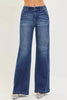 RISEN High Rise Wide Leg Slanted Pocket Jeans  Style Ratio