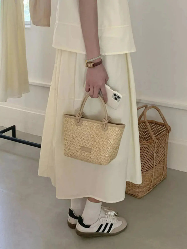 Straw Woven Crossbody Bag  Style Ratio
