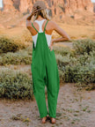 Double Take Full Size Sleeveless V-Neck Pocketed Jumpsuit  Style Ratio