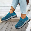 Round Toe Mesh Slip-Ons  Style Ratio