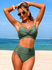 Twisted Front High-Waisted Bikini  Style Ratio