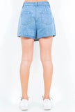 American Bazi Cargo Pocket Denim Skort  Style Ratio
