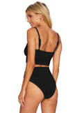 Color Block Spaghetti Strap Two-Piece Swimsuit  Style Ratio