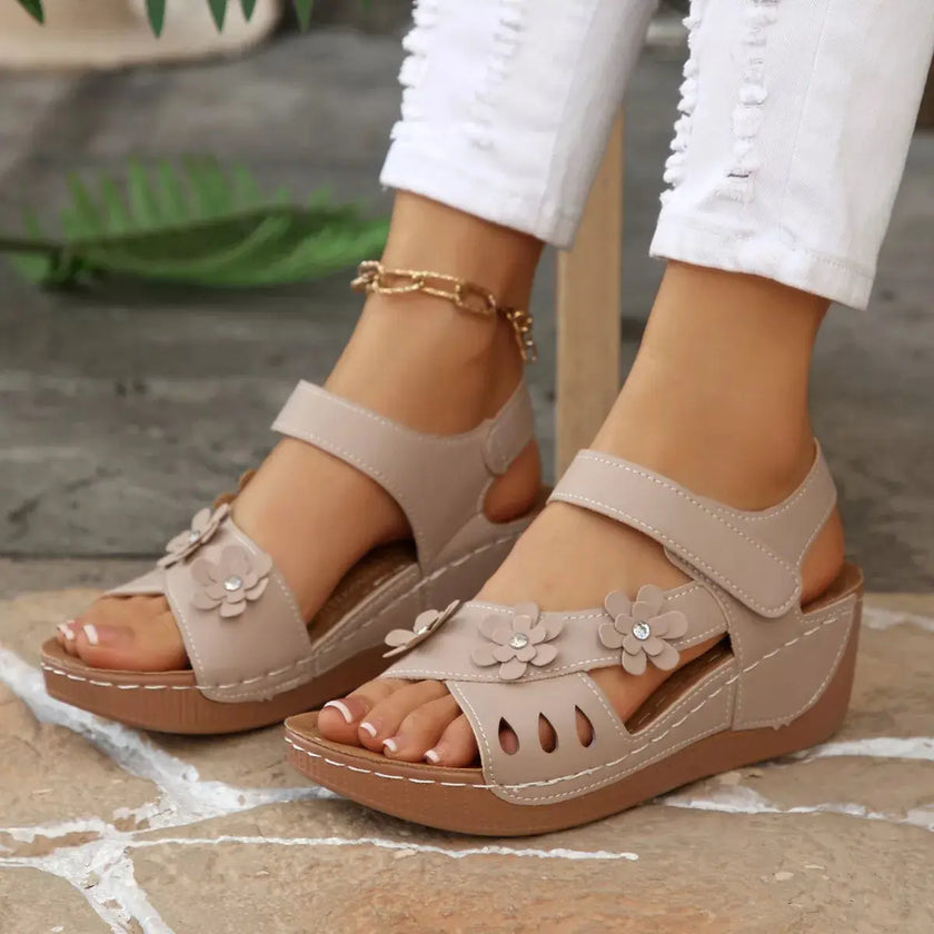 Open Toe Wedge Sandals  Style Ratio