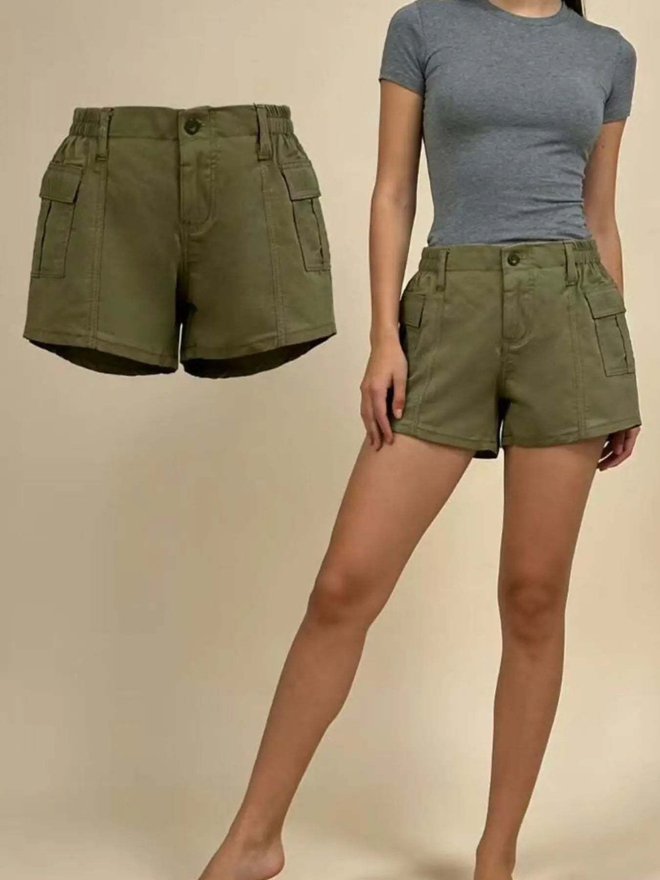 Casual Pocketed Shorts  Style Ratio