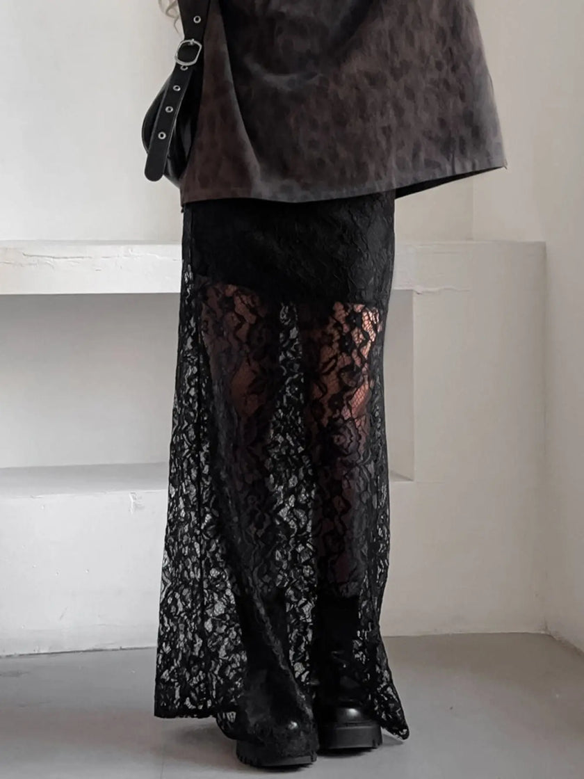 Lace Maxi Skirt  Style Ratio
