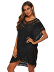 Bohemian Crochet Trim Beach Cover Up  Style Ratio