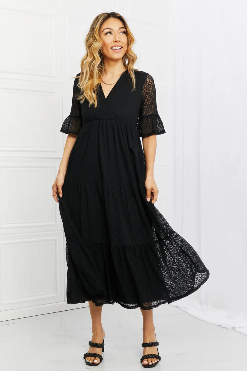 P & Rose Lace Tiered Dress  Style Ratio