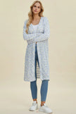 Double Take Open Front Longline Cardigan  Style Ratio