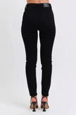 Judy Blue Plus Size HW Faux Leather Skinny Pants  Style Ratio