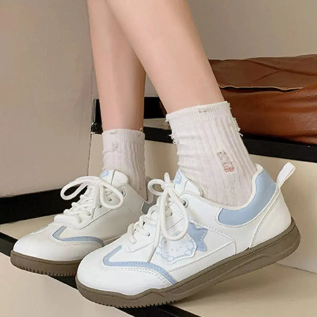 Lace Up Round Toe Sneakers  Style Ratio