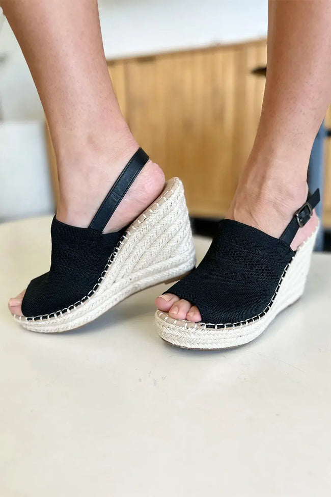 Forever Link Peep Toe High Heel Sandals  Style Ratio