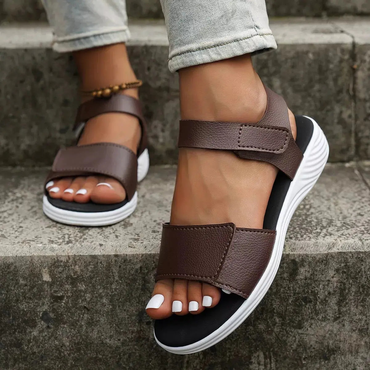 Open Toe Platform Sandals  Style Ratio