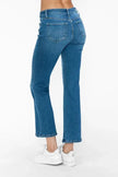 bytos Full Size Cat's Whiskers Mid Rise Ankle Jeans  Style Ratio
