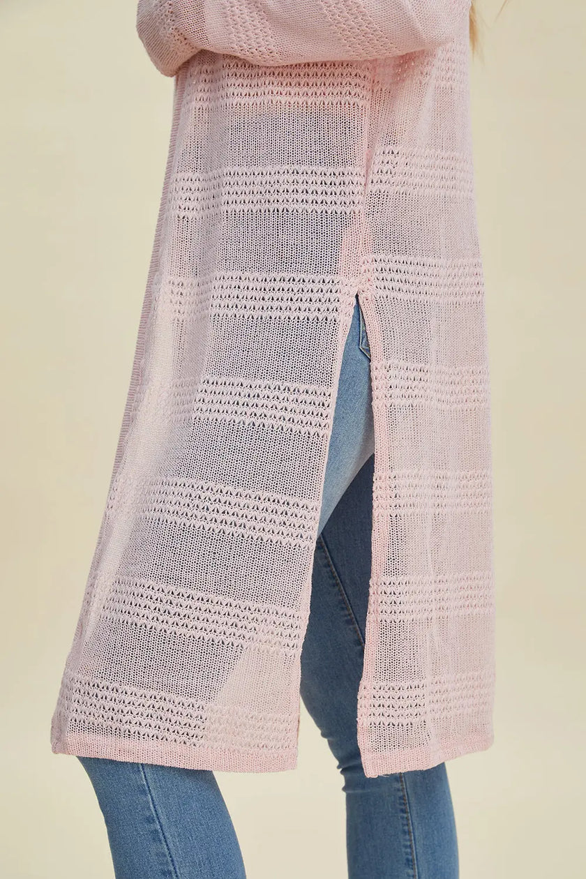Double Take Open Front Longline Cardigan  Style Ratio