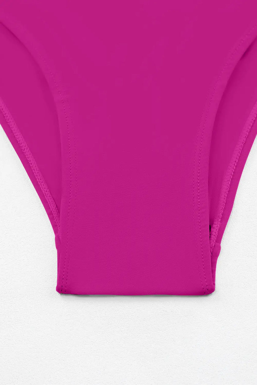 Ruched Slit Tankini and Skirt Swimsuit  Style Ratio