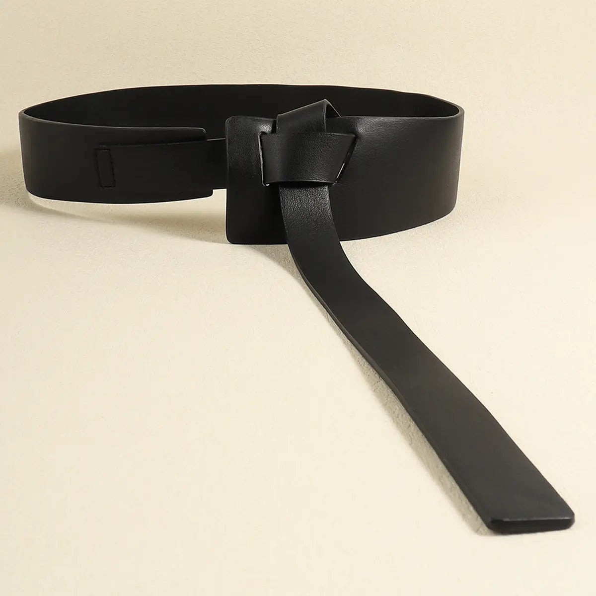 Knot Detail PU Belt  Style Ratio