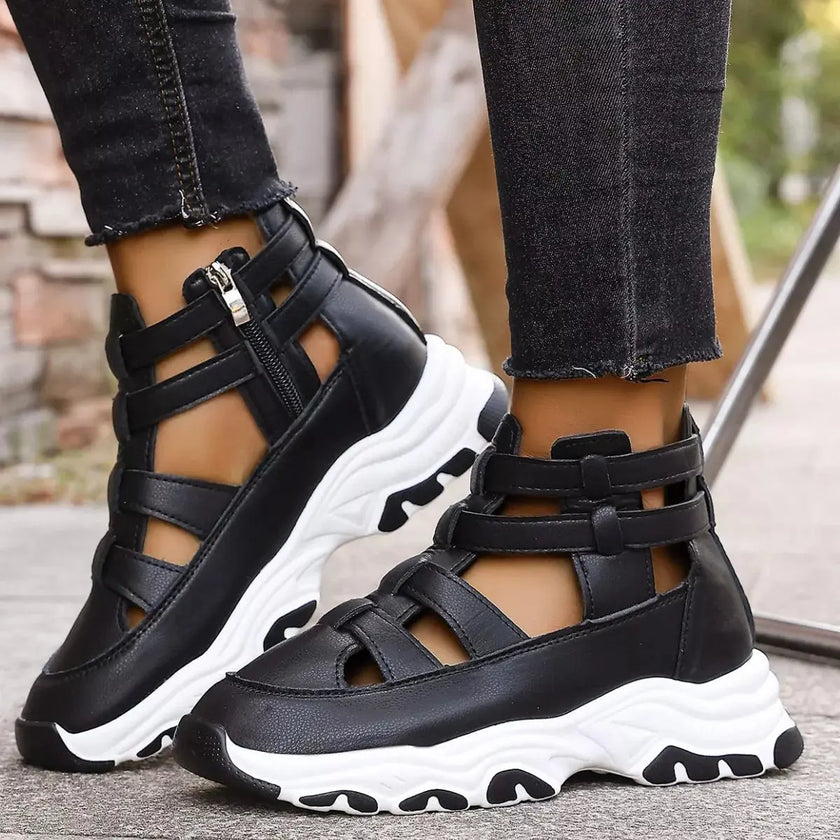 Cutout Platform Sneakers  Style Ratio