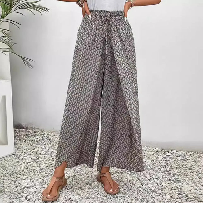 Retro Casual Loose Wide Leg Pants  Style Ratio