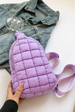 Quilted Nylon Crossbody Bag  Style Ratio