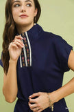 Umgee Dolman Sleeve Zip Detail Dress  Style Ratio