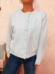 Button Up Long Sleeve Cardigan  Style Ratio