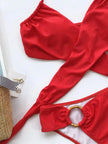 Halter Neck Two-Piece Bikini Set  Style Ratio