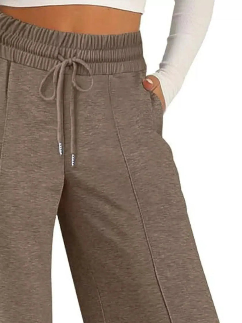 Wide Leg Drawstring Pants  Style Ratio