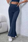 Basic Bae Full Size Ribbed High Waist Flare Pants  Style Ratio