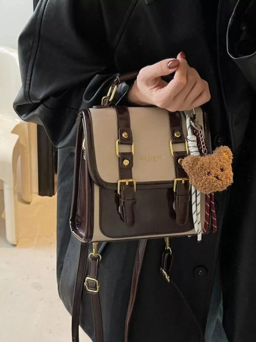Buckle Flap Backpack Bag  Style Ratio