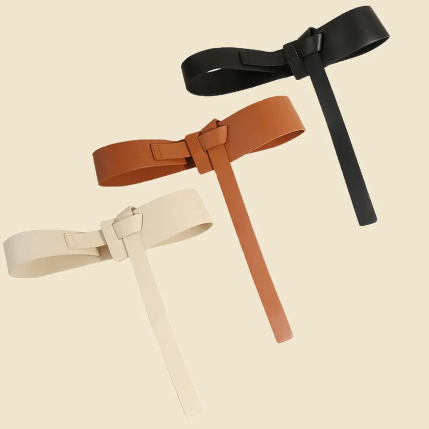 Knot Detail PU Belt  Style Ratio