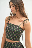 MABLE Floral Crop Top and Skirt Set  Style Ratio