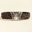 Butterfly Alloy Buckle Elastic Belt  Style Ratio