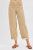 RISEN High Rise Crop Barrel Cordurory Pants  Style Ratio