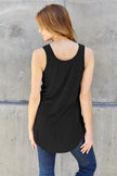 Basic Bae Full Size Round Neck Curved Hem Tank  Style Ratio