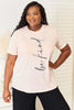 Simply Love BE KIND Graphic Round Neck Short Sleeve Shirt  Style Ratio